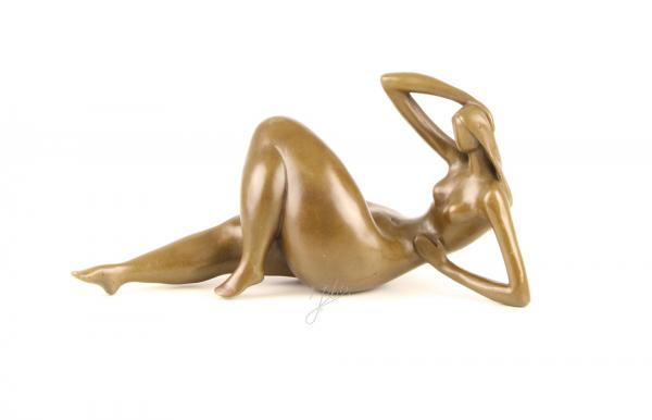 Bronze Skulptur künstlerischer Frauen Akt