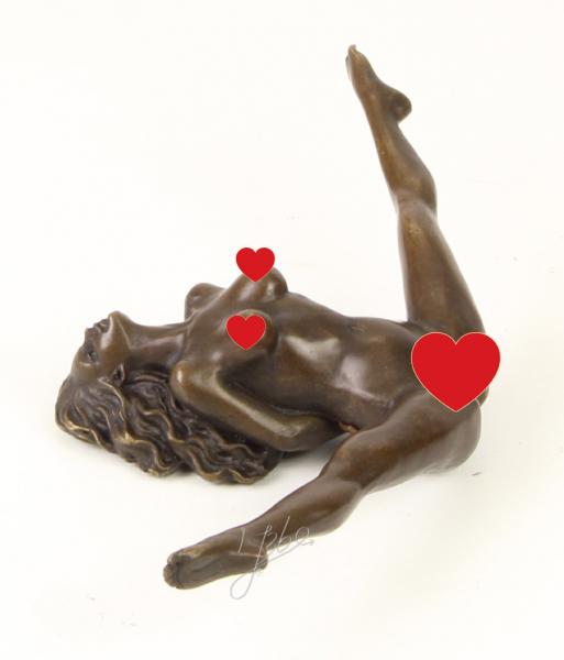 Bronze Skulptur erotisch Frauen Akt