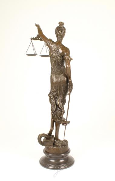 Bronze Skulptur Justitia