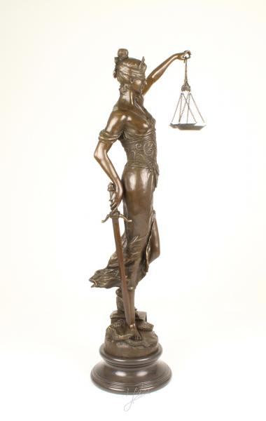 Bronze Skulptur Justitia