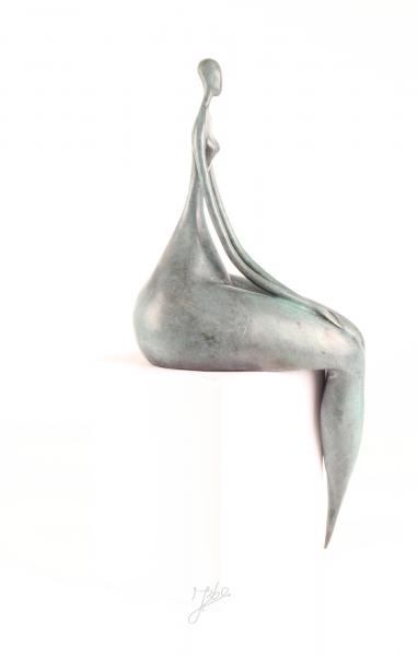 Bronze Skulptur nackte Frau