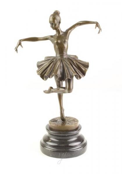 Bronze Skulptur Ballerina Passé