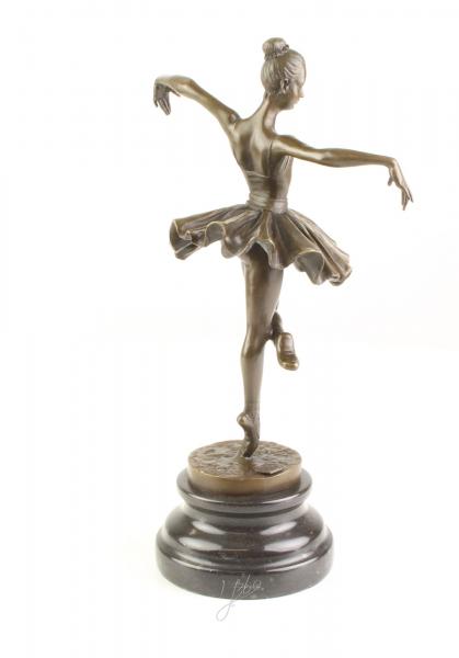 Bronze Skulptur Ballerina Passé