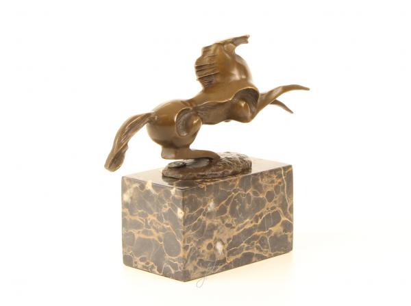 Bronze Skulptur Pferd stilisiert