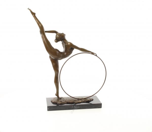 Bronze Skulptur Akt Reifentänzerin