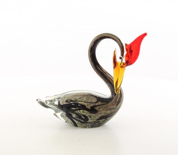 Murano Stil Glasfigur Schwan