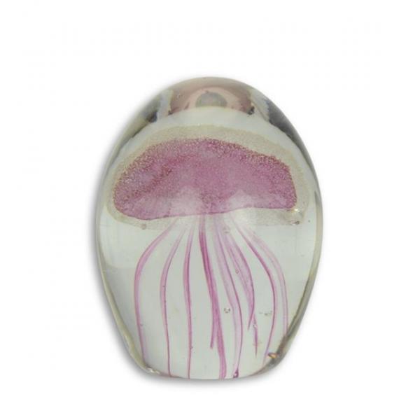 Murano Stil Glas Paperweight Qualle