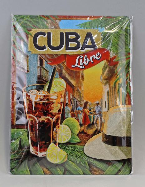 Blechschild Cuba Libre