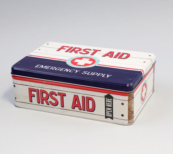Vorratsdose Flach First Aid Emergency