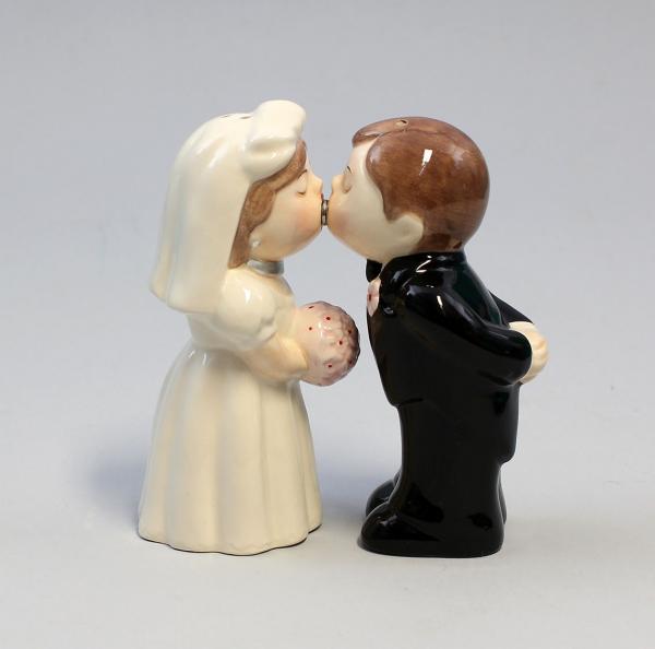 Salz und Pfeffer Streuer Paar Bride and Groom Brautpaar