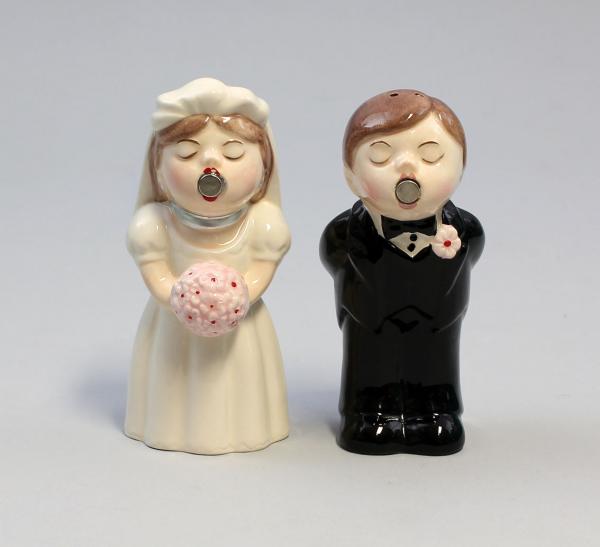 Salz und Pfeffer Streuer Paar Bride and Groom Brautpaar