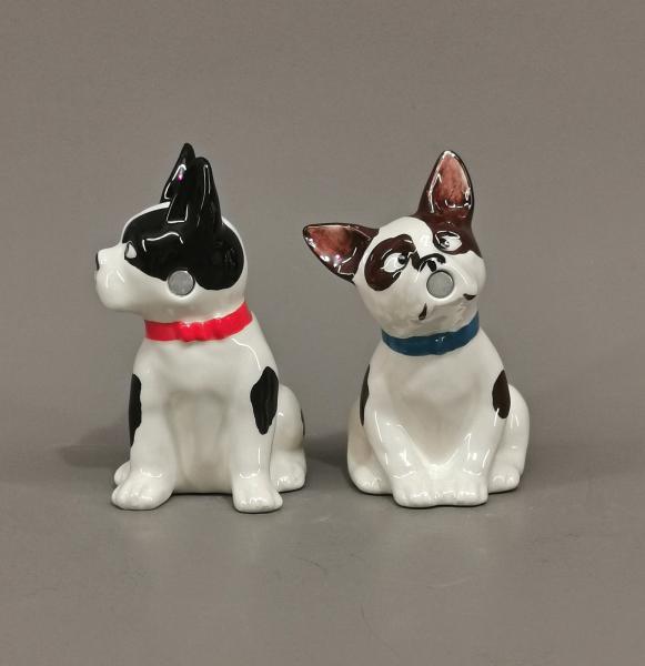 Salz und Pfeffer Streuer Paar Hunde
