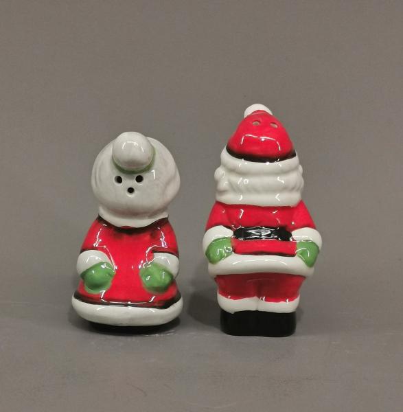 Salz und Pfeffer Streuer Paar Santa and Mrs. Claus