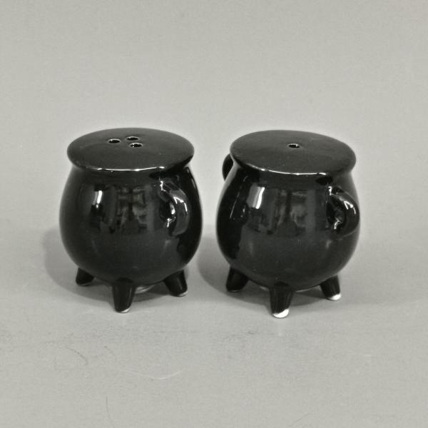 Salz und Pfeffer Streuer Paar Hexenkessel