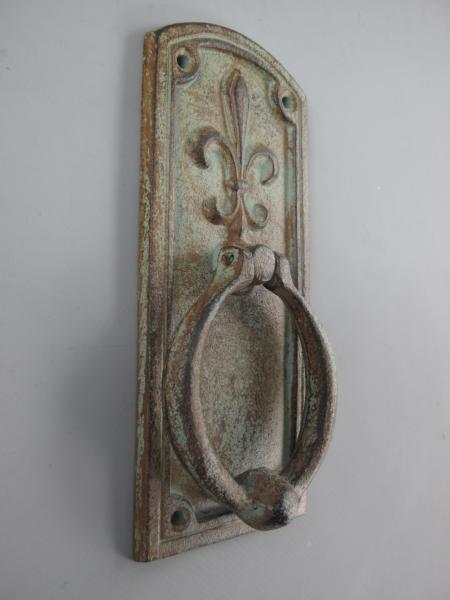 Türklopfer Ring Gusseisen farbig