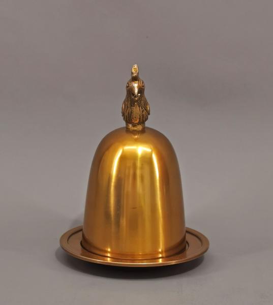 Eierhalter Hahn Bronze