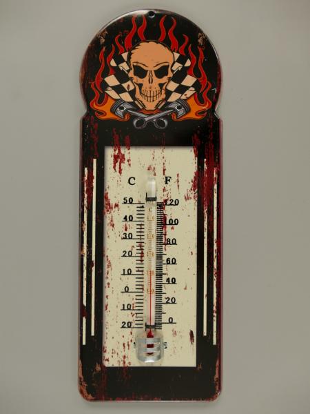 Thermometer Totenkopf
