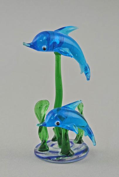 Glasfigur Delphine 10x4cm
