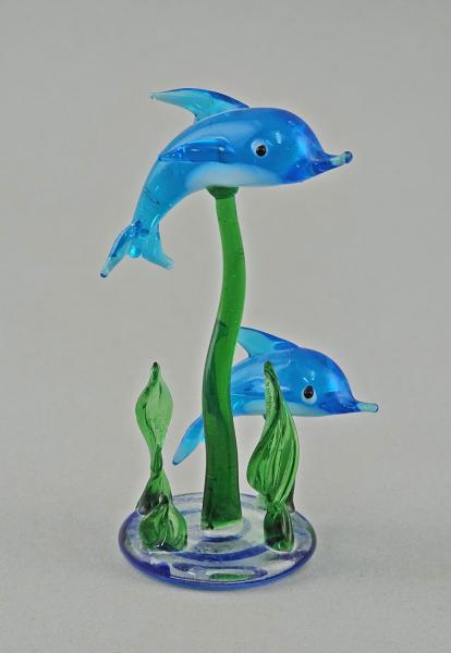 Glasfigur Delphine 10x4cm