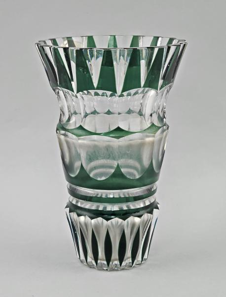 Kristallvase Art déco um 1930