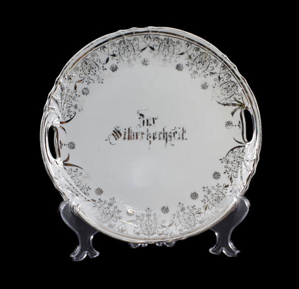 Teller Silberhochzeit