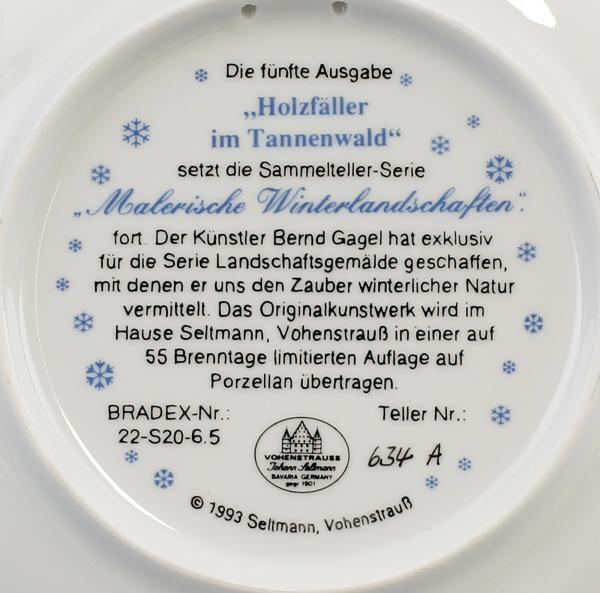 Sammelteller "Malerische Winterlandschaften"