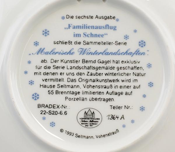 Sammelteller "Malerische Winterlandschaften"