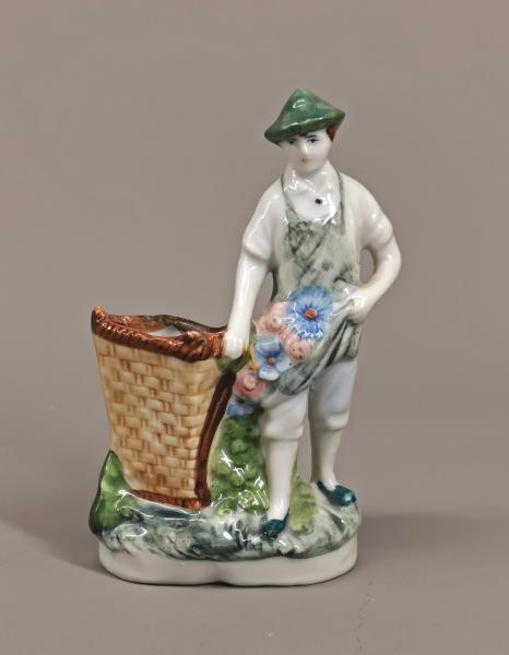Nippesfigur / Vase Blumengärtner Thüringen