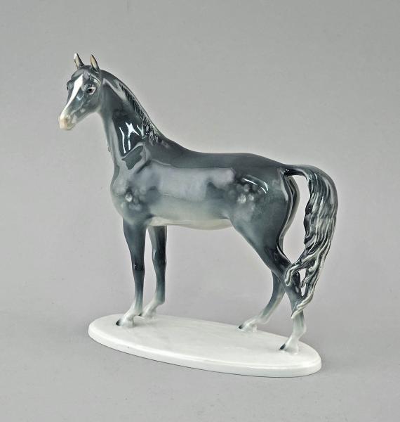 Porzellan-Figur Pferd Metzler & Ortloff Thüringen