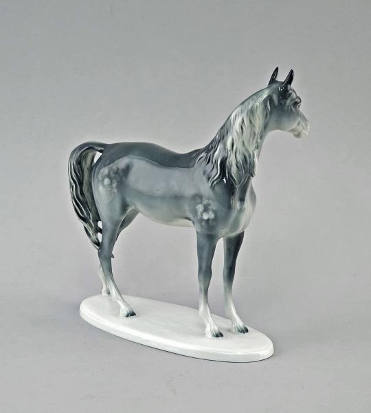 Porzellan-Figur Pferd Metzler & Ortloff Thüringen