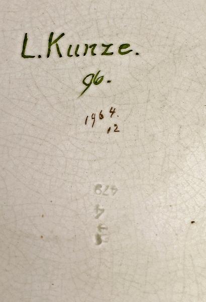 Kunze, L. - Großer Bildteller