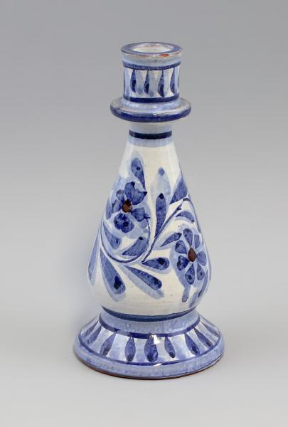 Kerzenständer Blaudekor