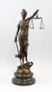 Bronzeplastik Milo Justitia