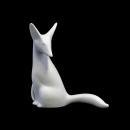 stilisierter Fuchs Bisquitporzellan