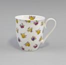 moderne Tasse Diamantporzellan Dekor Obst